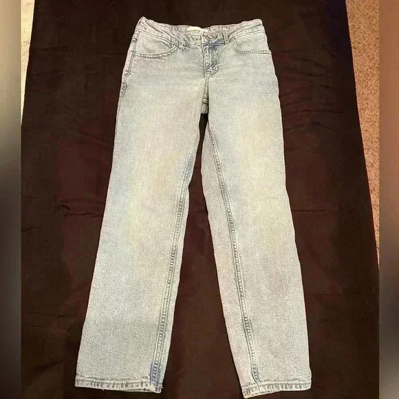 Abercrombie High Rise Straight Leg Jeans 9/10 - Picture 1 of 8